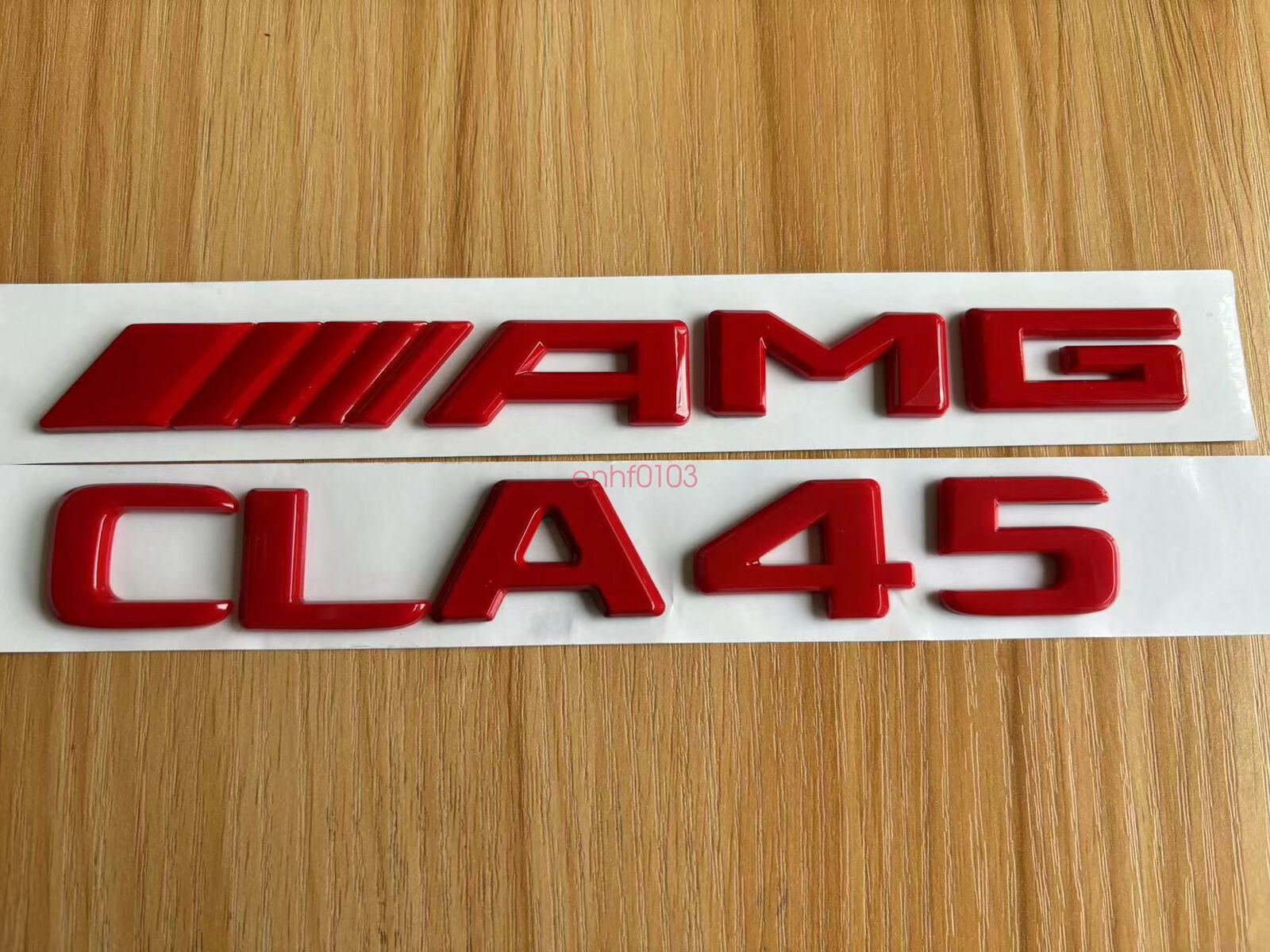 Gloss RED 3D CLA45 AMG Number Letters Rear Trunk Badge Emblem for Mercedes Benz
