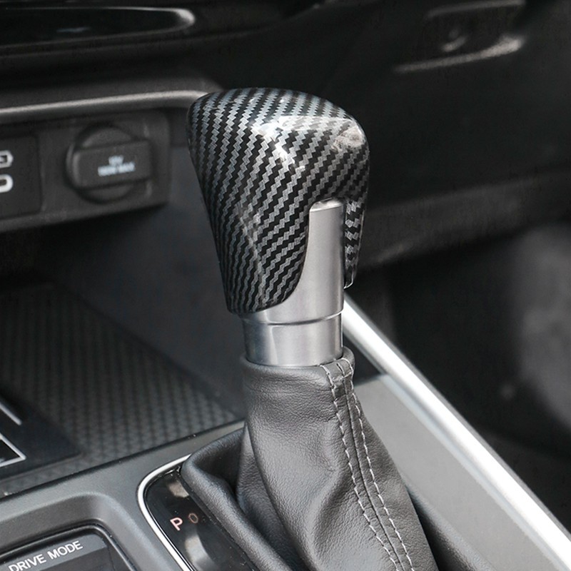 Carbon fiber Car Gear Shift Knob Trim 1pcs For Honda CRV CR-V 2023-2026