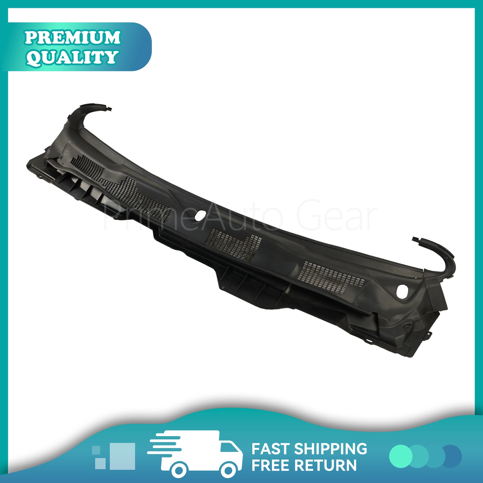 NEW For Dodge Ram 1500 2500 3500 09-24 Front Grille Wiper Cowl Windshield Panel