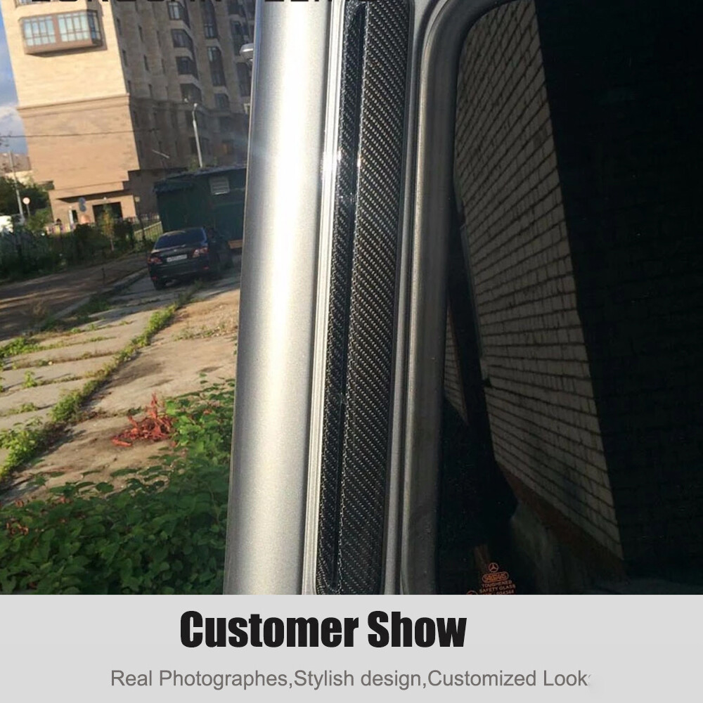 For Benz G Class W463 G500 G63 G55 AMG Carbon Fiber Side Air Vent Cover C-Pillar