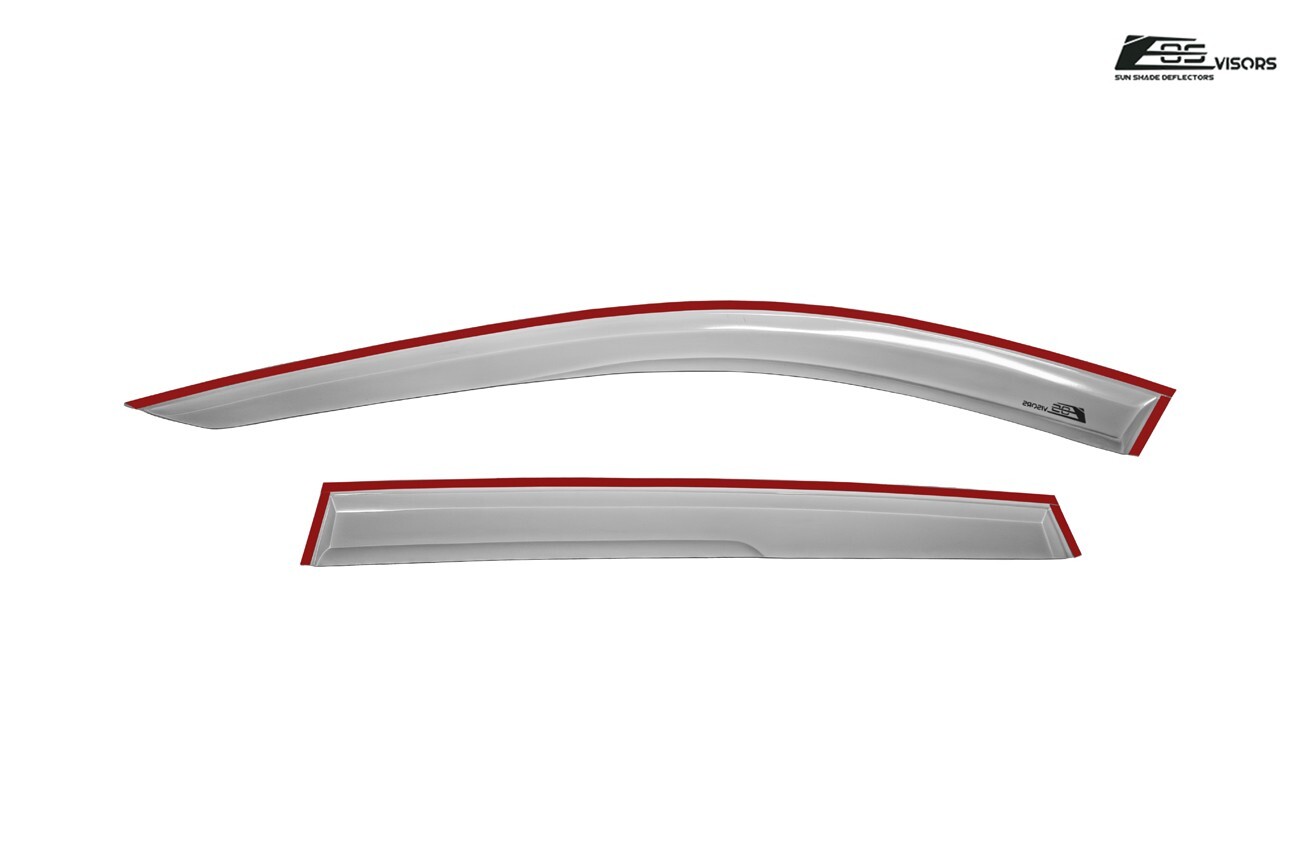 EOS Visors For 22-Up Mazda CX-50 Mugen Style Side Vents Window Rain Guards Visor