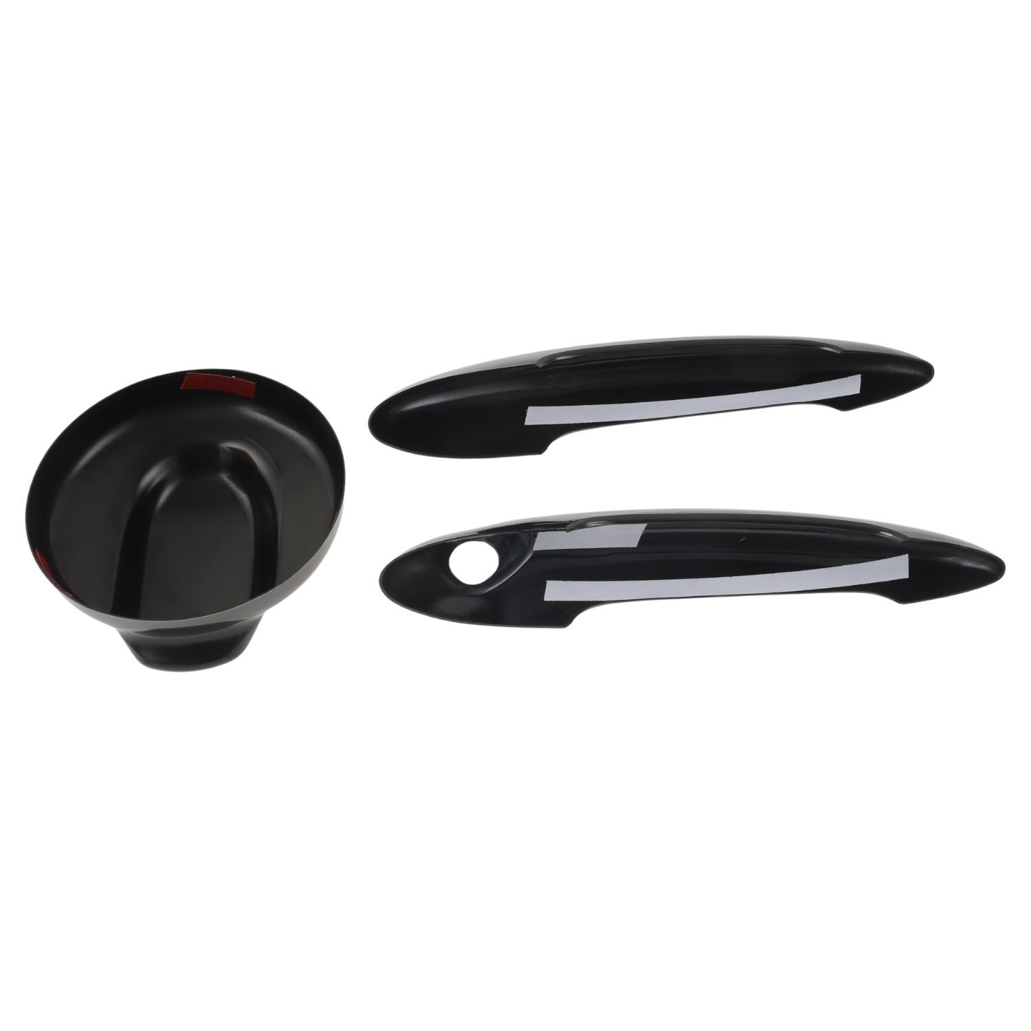 Black Door Handle Covers & Gas Tank Cap for Mini R55 Cooper S 07-14 R56 06-13