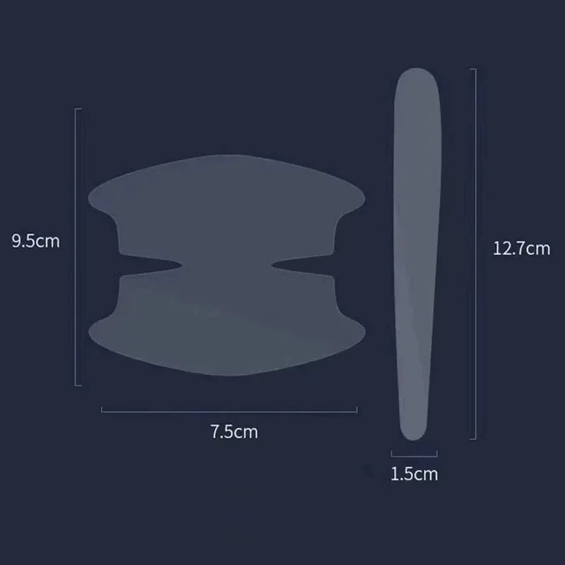 8Pcs Car Door Handle Guard Sticker Scratch Protector Film Bowl Cover Universal