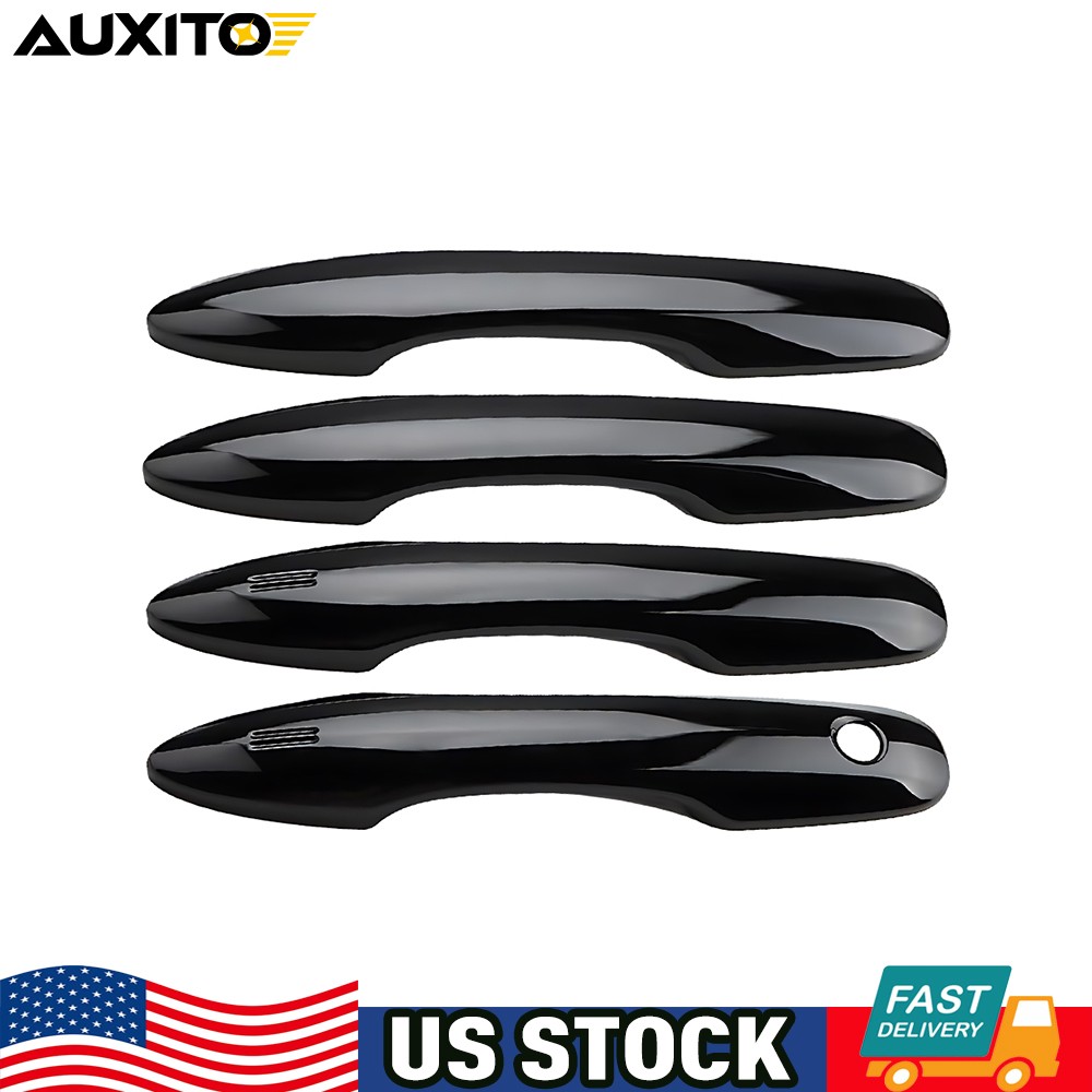 For Toyota Corolla 2020-2025 Gloss Black Exterior Door Handle Cover Snap-on 4x