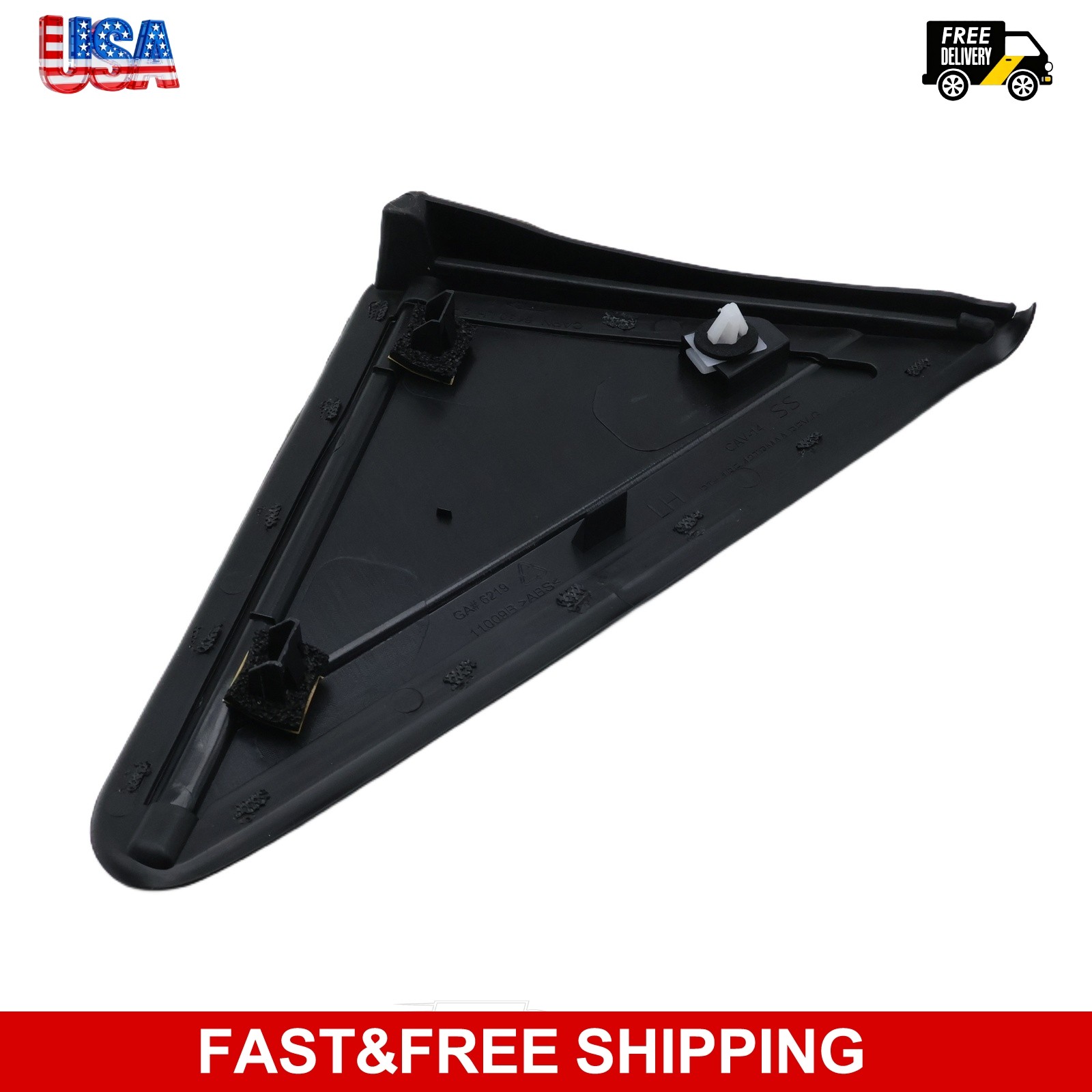 Mirror Flag Applique Driver Side Fit Dodge Caravan 2008-2019