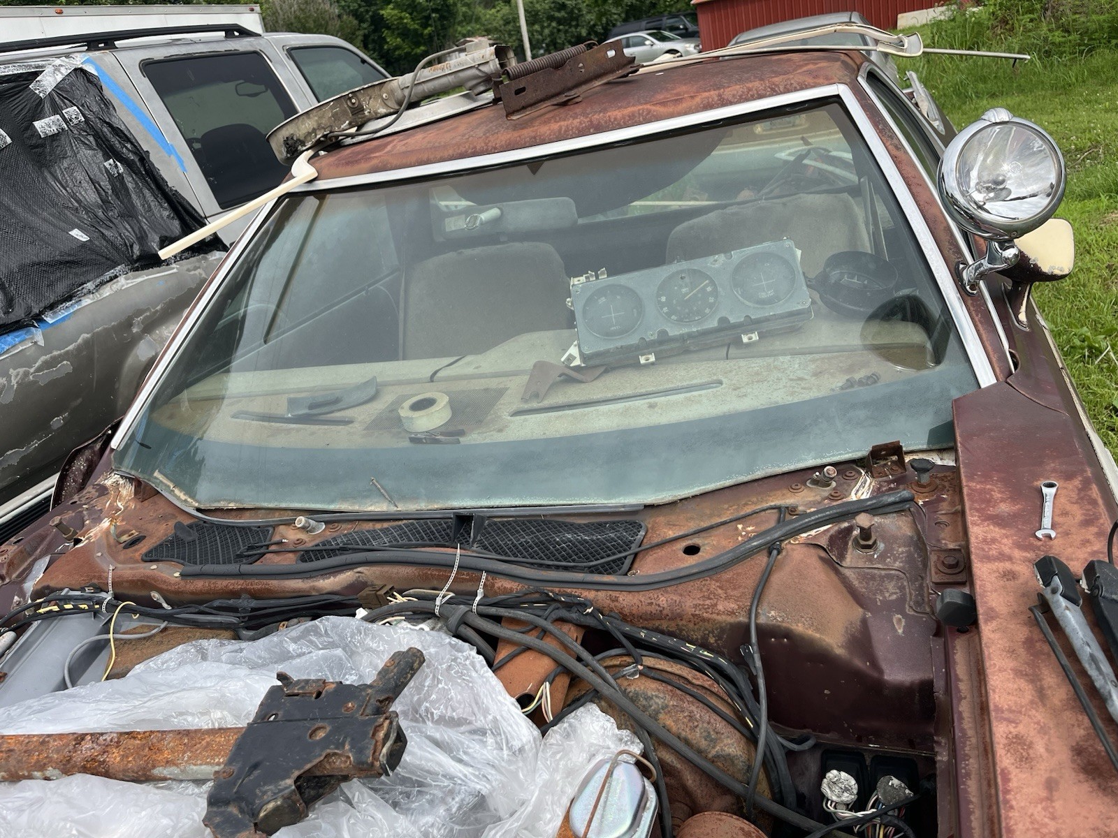 1979 Ford Ranchero Cowl Vent Screens Nice