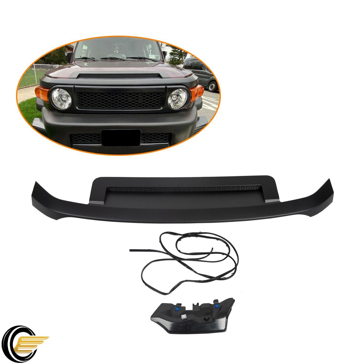 For 76180-35031-C0 For Toyota FJ Cruiser 07-14 Bulge Hood Scoop Molding BLACK