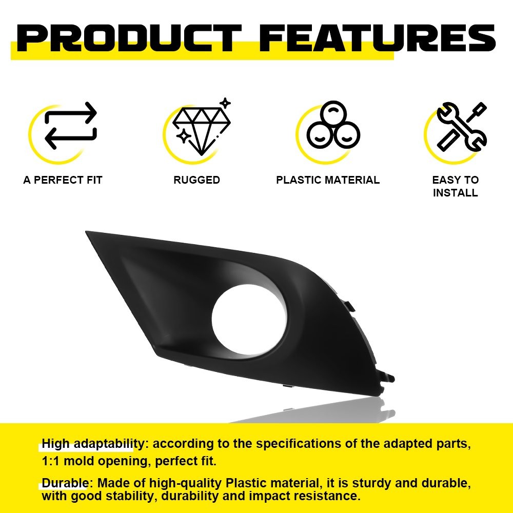 For 2015-2017 Subaru Legacy Passenger Fog Light Cover Bezel Trim 57731AL06A EAA
