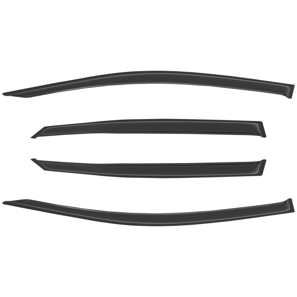 Window Visor Sun Vent Rain Shades Guard Black For 2018-2020 Honda Accord Sedan
