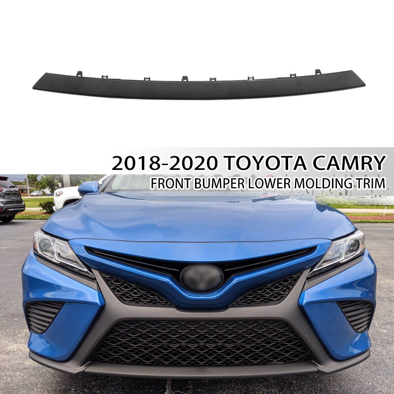 Fit 2018-2020 Toyota Camry SE XSE Front Bumper Cover Center Lower Molding Trim