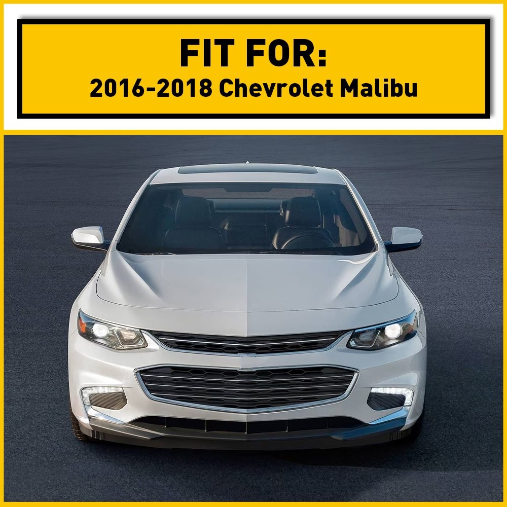 2X & Left Side Right Fog Light Covers GM1038230 For 2016-2018 Chevrolet Malibu W