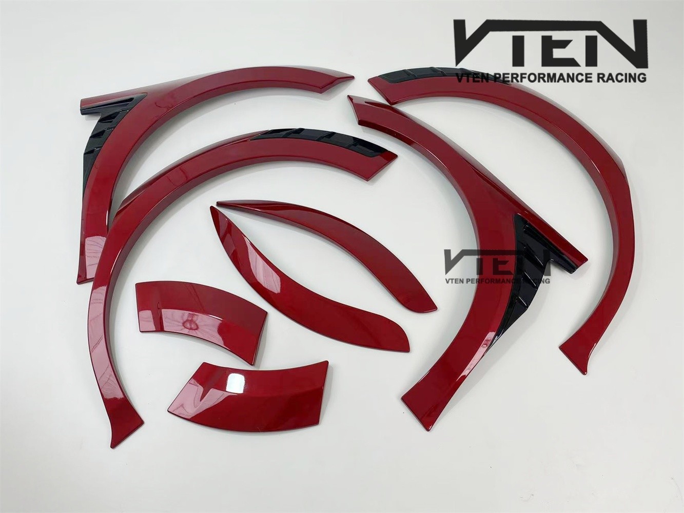 Wheel Fender Flares Cover For Toyota Camry 2018-2022 SE XSE Red