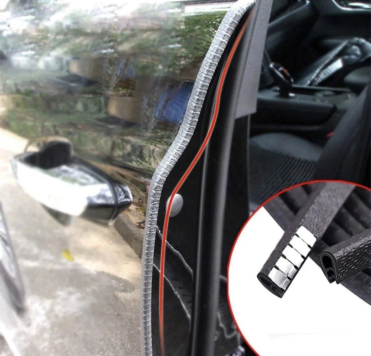 MYFAMIREA 33Ft(10M)Long Car Door Edge Guards