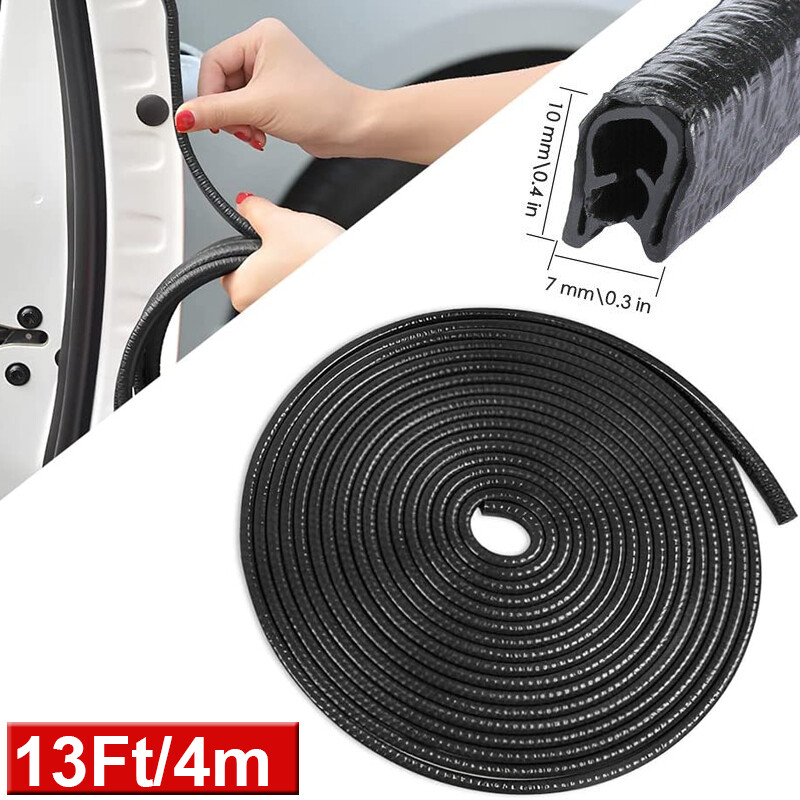 32ft U Shape Car Door Edge Guard Molding Trim Rubber Edge Strip Seal Protector