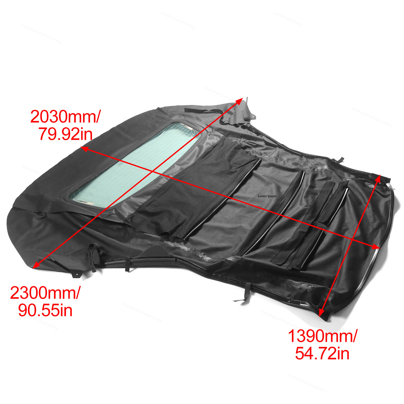 Convertible Soft Top For 2005 2006 2007-2014 Ford Mustang w/ Heated Glass Window