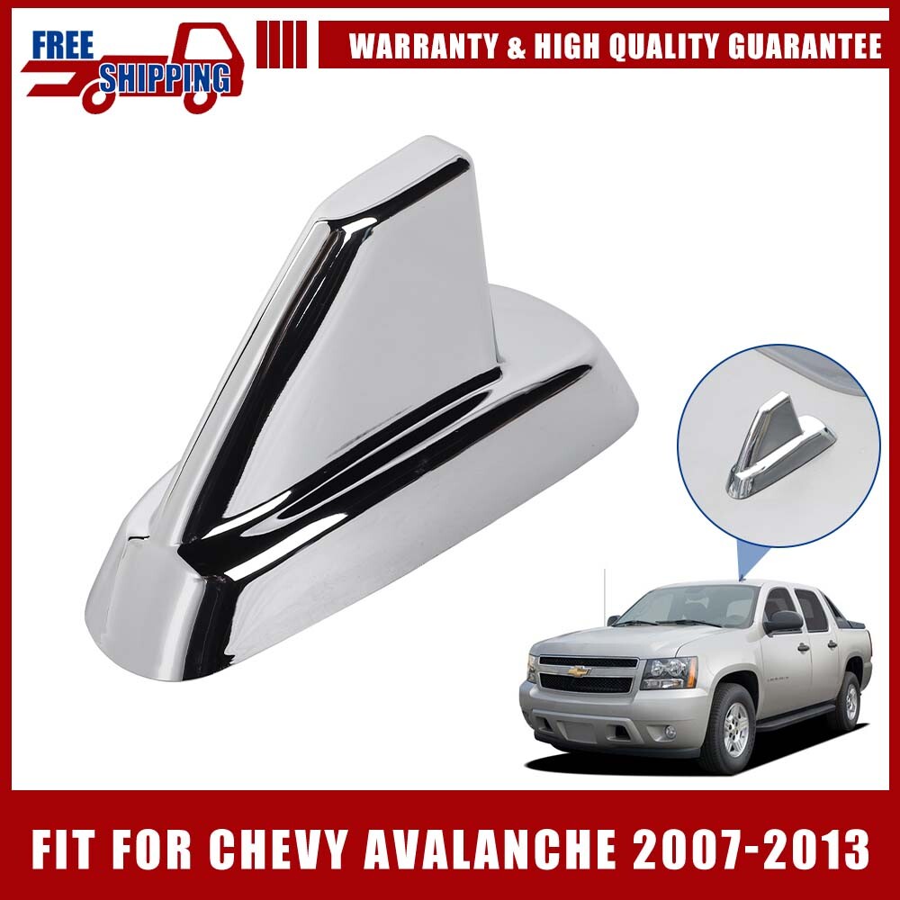 For 07-13 Chevy Silverado Avalanche Triple Chrome plated Shark Fin Antenna COVER