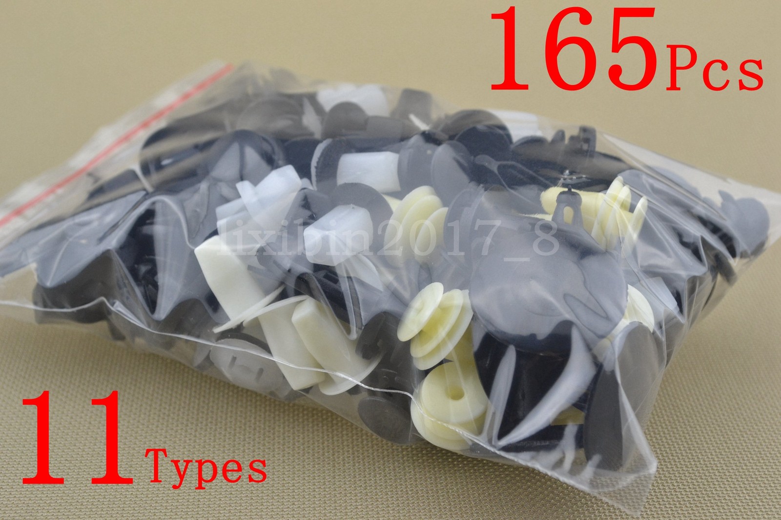 165 High Quality Fender Door Hood Bumper Trim Plastic Clip Assortment For Toyota