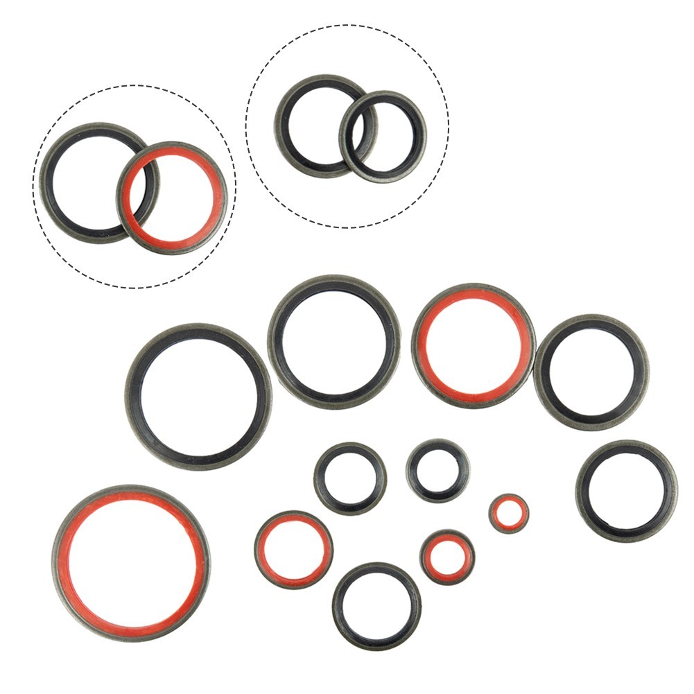 Brand New Assorted Sealing Gasket 100pcs/ 245pcs Combination Gasket Repair Box