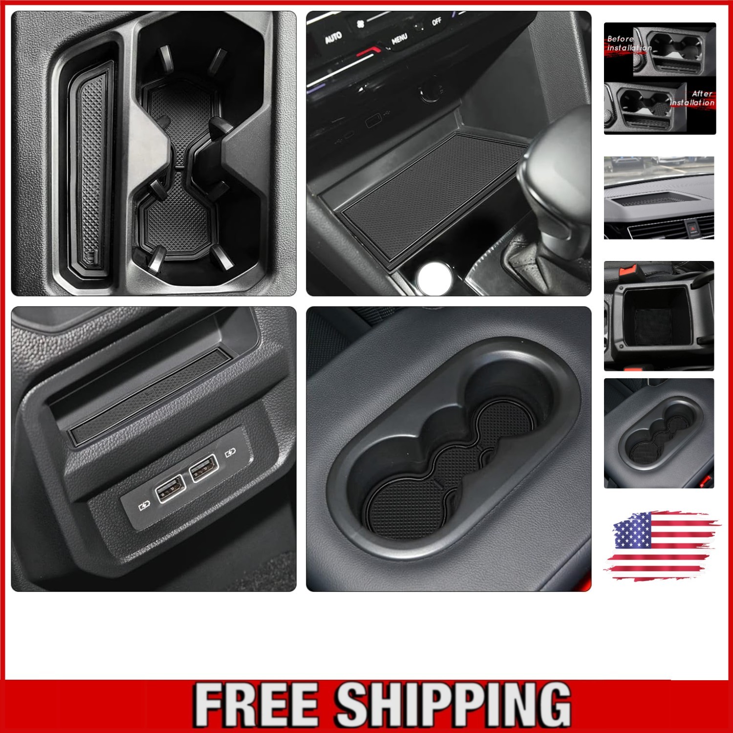 Lifetime Anti-Dust Mats for VW Tiguan 2018-2024 | Easy Install & Clean