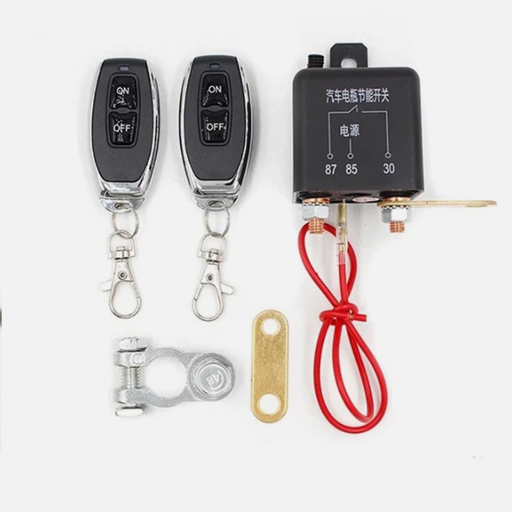 Wireless Remote Control 12V Car Battery Disconnect Cut Off Switch Master Kill US