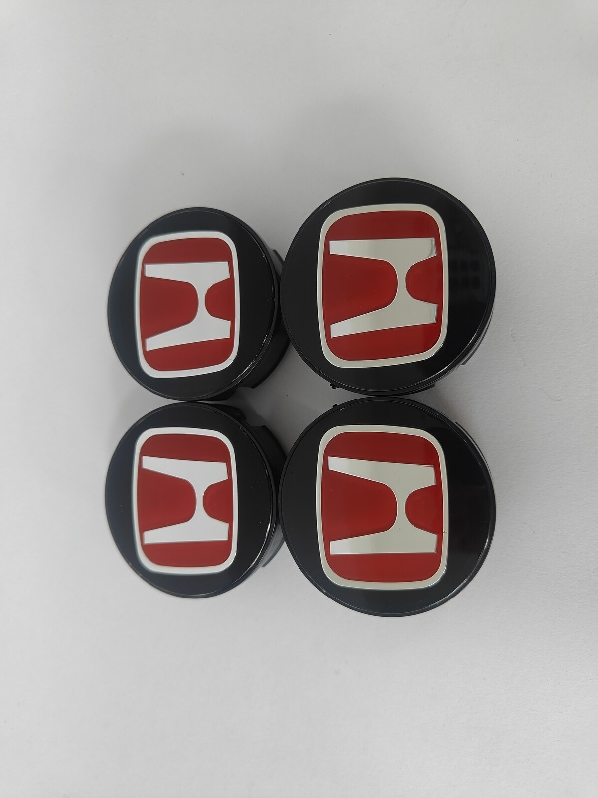 G1 for 58mm 2 1/4 HONDA CIVIC Set of 4 JDM Red H Wheel Caps Hubs Cover Cap