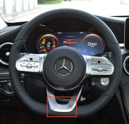 NEW A.M.G Steering Wheel Emblem for Squared Base Steering Wheel Badge