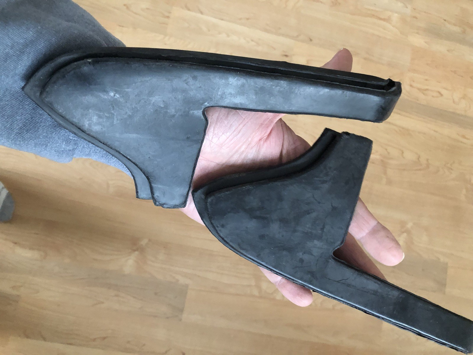 1965 Oldsmobile Cutlass 442 “New Other” NORS Rear Bumper Filler Pair—-LP-1207