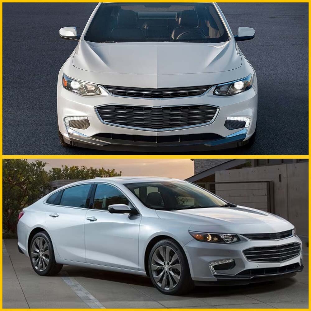 Front Bumper Light Fog Lamp Cover Trim Set for 2016 17 18 Chevrolet Malibu USA