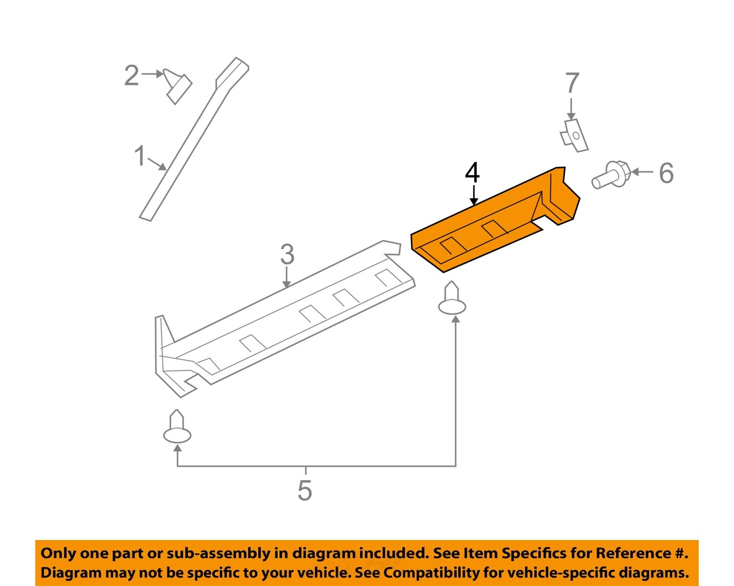 Jeep CHRYSLER OEM Exterior Moldings-Rocker Panel Molding Trim Right 5116128AC