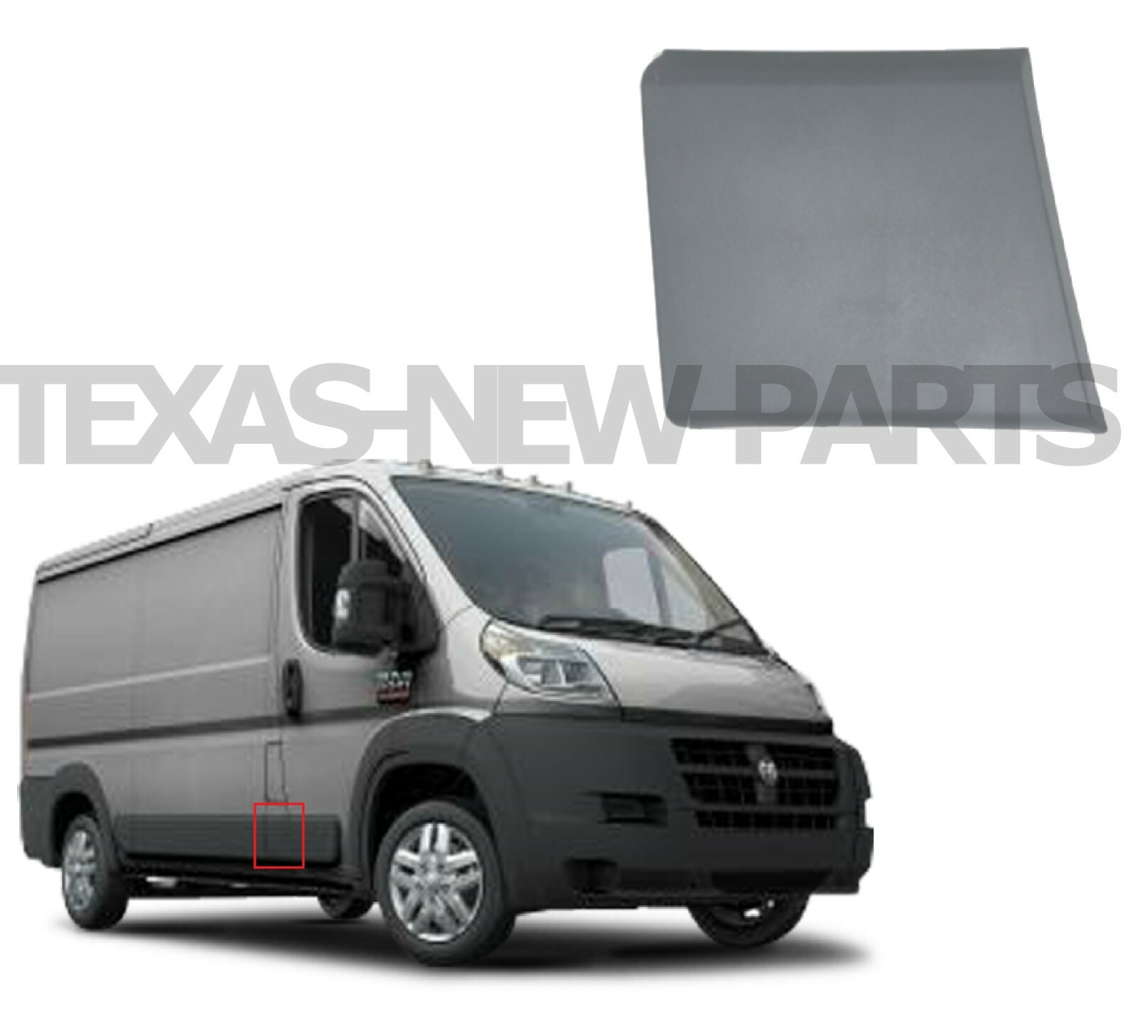 Fits 2014-2018 Ram Promaster 1500-3500 Right Front Side Body Trim Molding