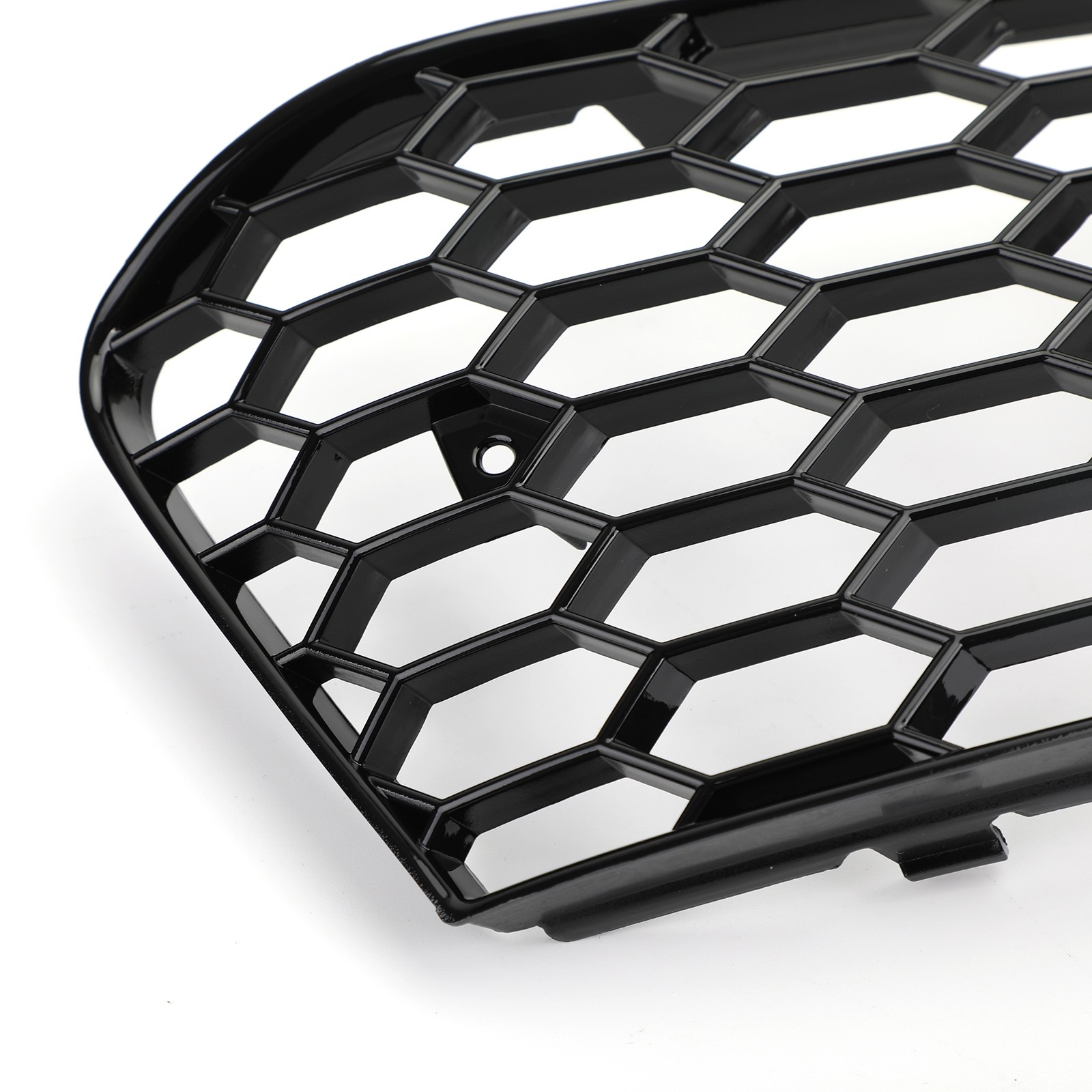 Pair Honeycomb Mesh Fog Light Open Vent Grill Intake For Audi A4 B8 2009-2012 US