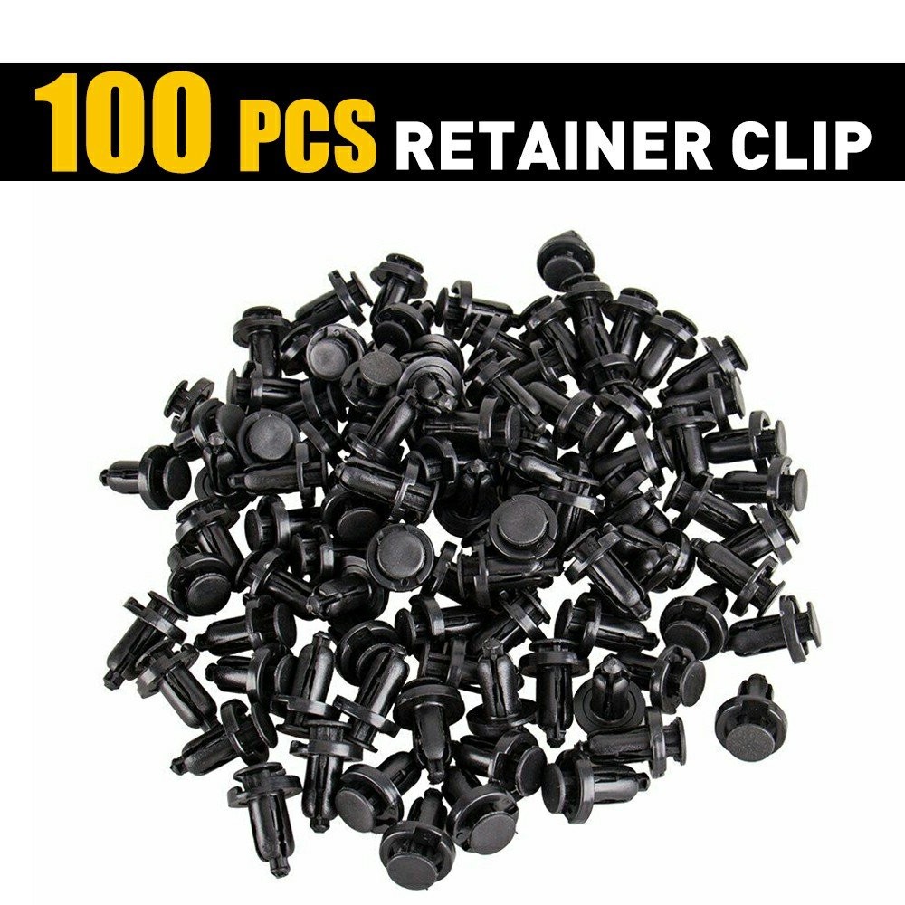 100X Bumper Fender Hood Moulding Side Garnish Grille Retainer Clip Fits Honda EC