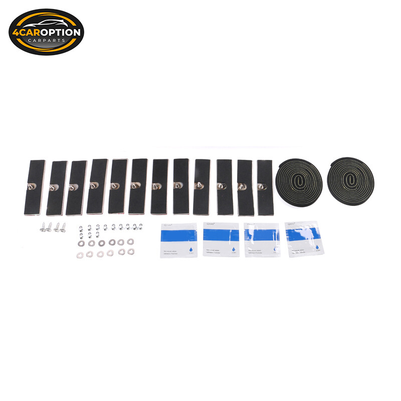 Fit 11-23 Dodge Charger Rear Window Louver Cover IKON Style Gloss Black ABS 2PCS