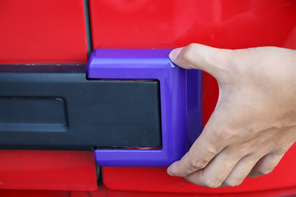 Purple Tailgate Hinge Cover Trim For 2007-2017 Jeep Wrangler JK Accessories
