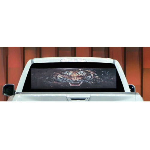1pc Car Rear Window Windshield Graphic Vinyl Decal Sticker For Truck Pickup