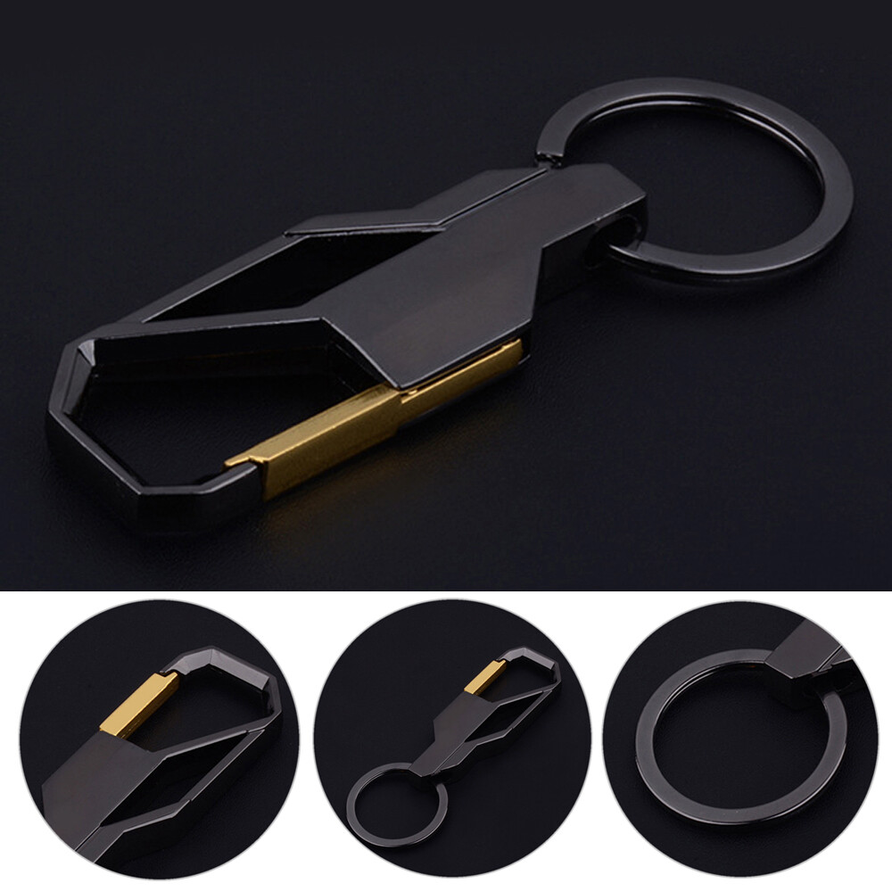 Fashion Alloy Metal Keyfob Car Keychain Key Chain Ring Keyring Car Accessories
