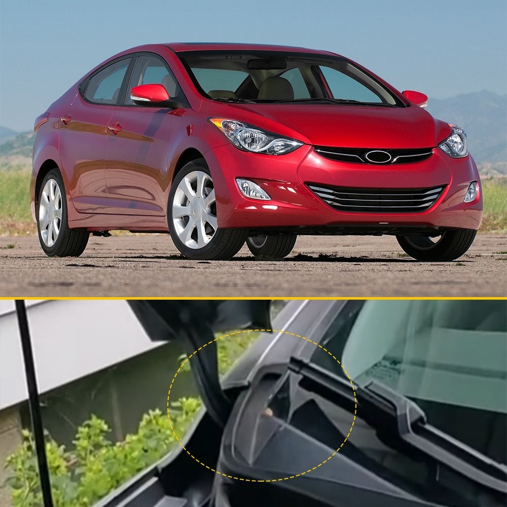 For Hyundai Elantra 2011-16 861543X000 Front Right & Left Side Cowl Cover F
