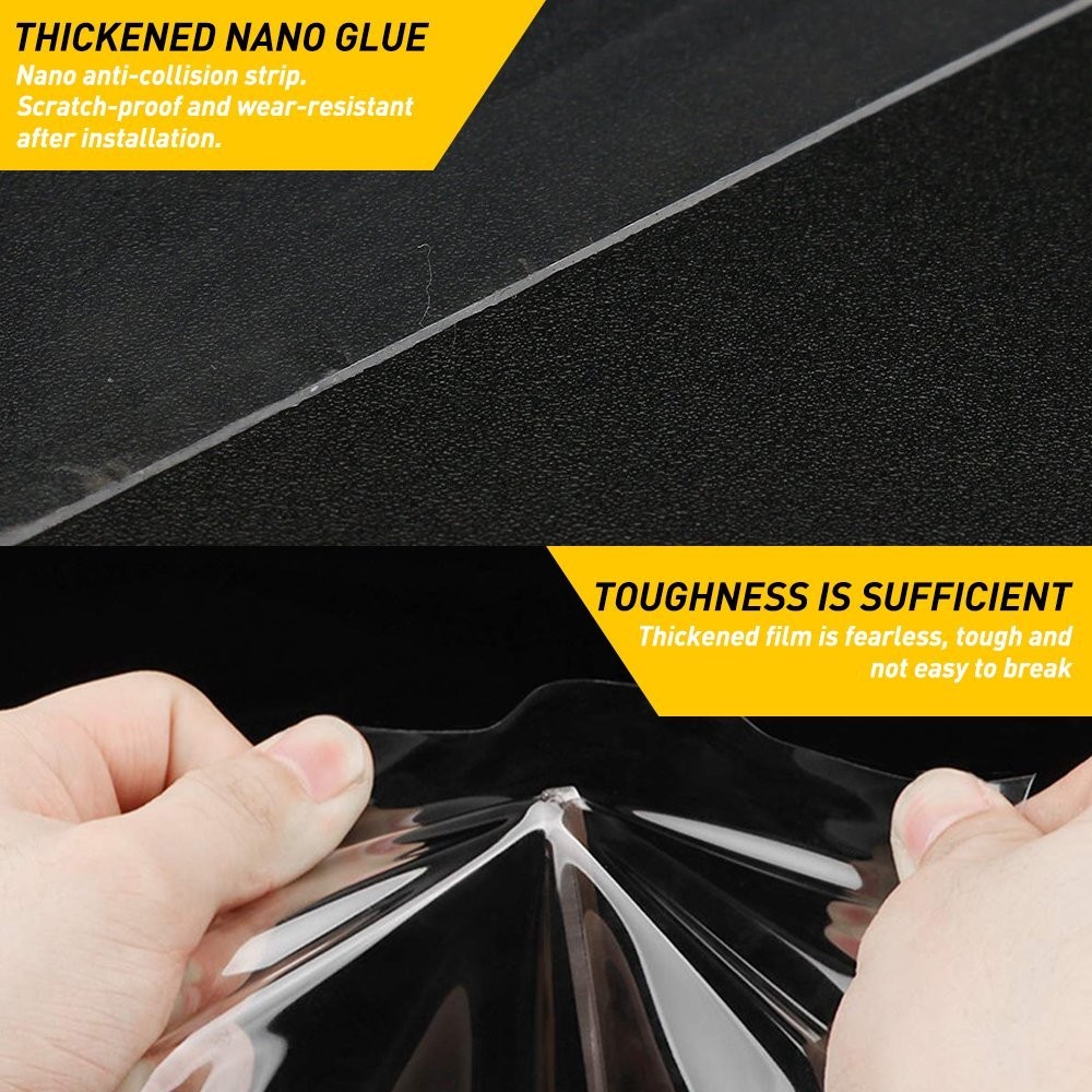 Nano Tape Car Door Plate Sill Scuff Cover Anti Scratch Sticker Accessories EXC