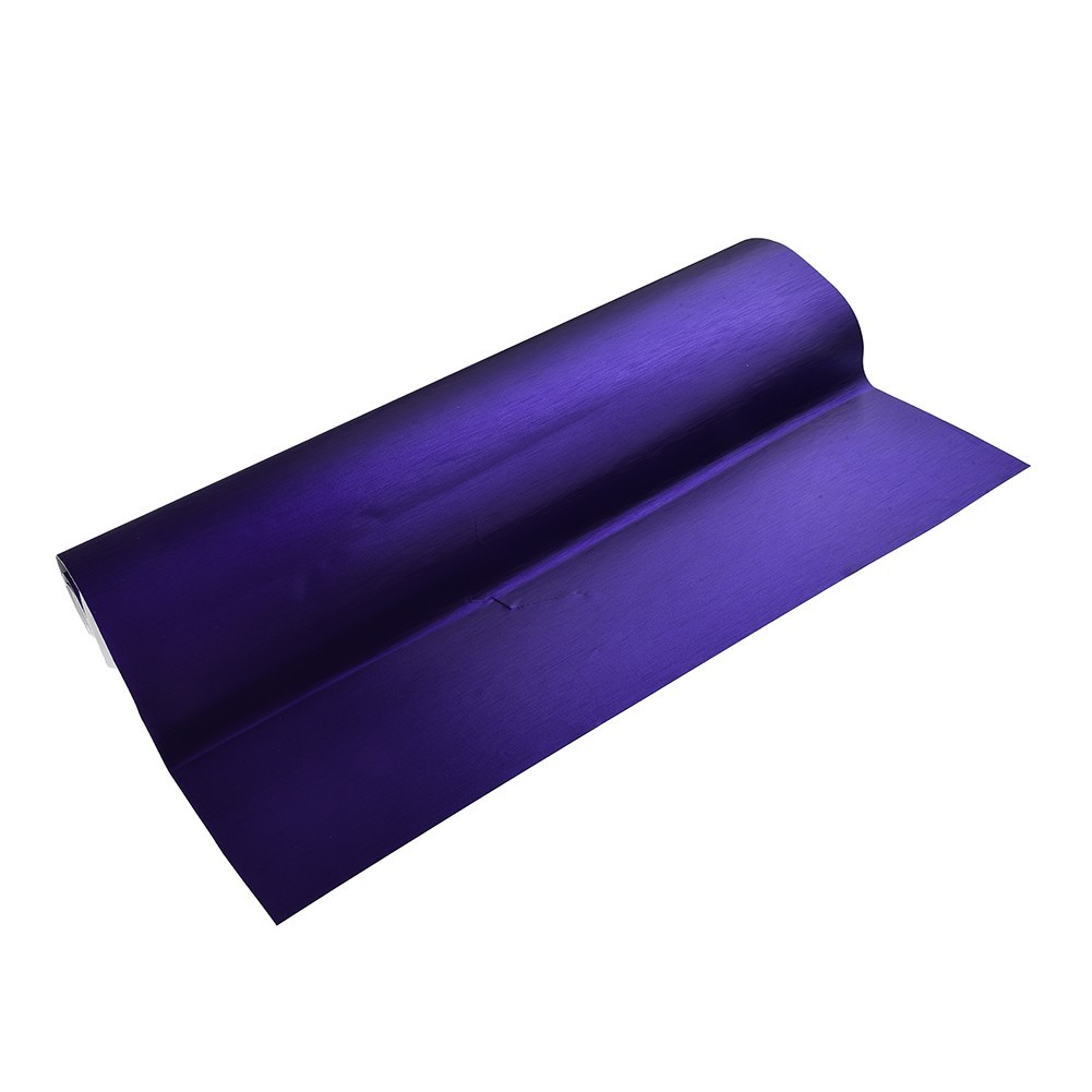 12 X 60 Cool Car Wrap Metallic Satin Matte Chrome Vinyl Sticker Film Purple HD