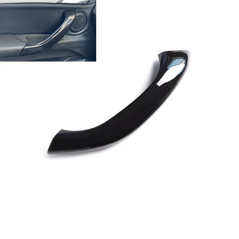Car Interior Door Handle Trim Accessories Black Fits 2016-2022 BMW X1 X2 F48 F39