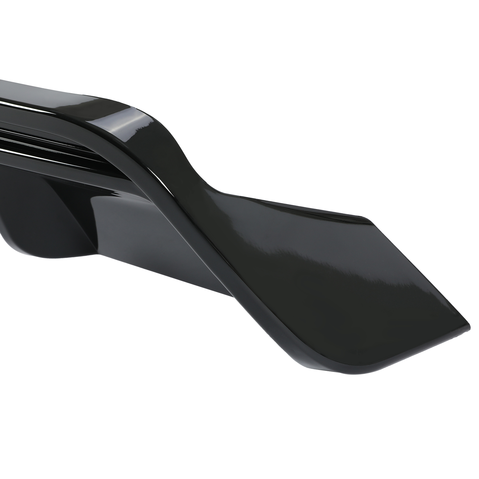 For Toyota Camry SE XSE 2018-2023 Shark Fin Rear Bumper Diffuser Glossy Black