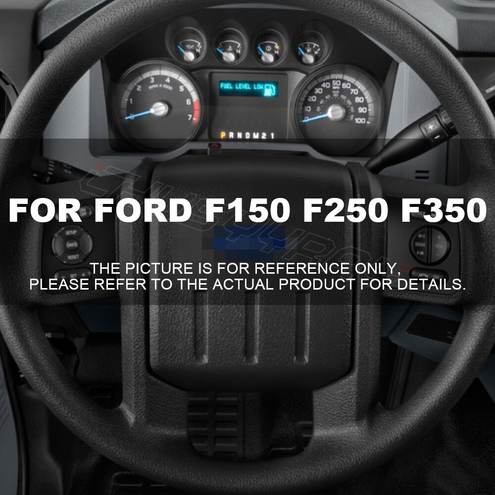 15″ Steering Wheel Cover Genuine Leather for Ford F150 F250 F350 Super Duty
