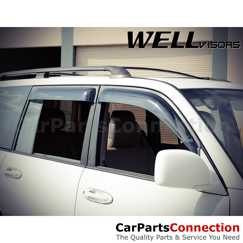 WellVisors Window Side Visor 1998-2007 For Toyota Land Cruiser Side Deflectors