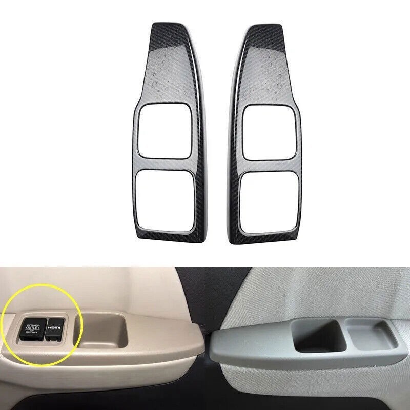 For Honda Odyssey 2015-2021 ABS Carbon Fiber Accessories Interior Trims Stickers