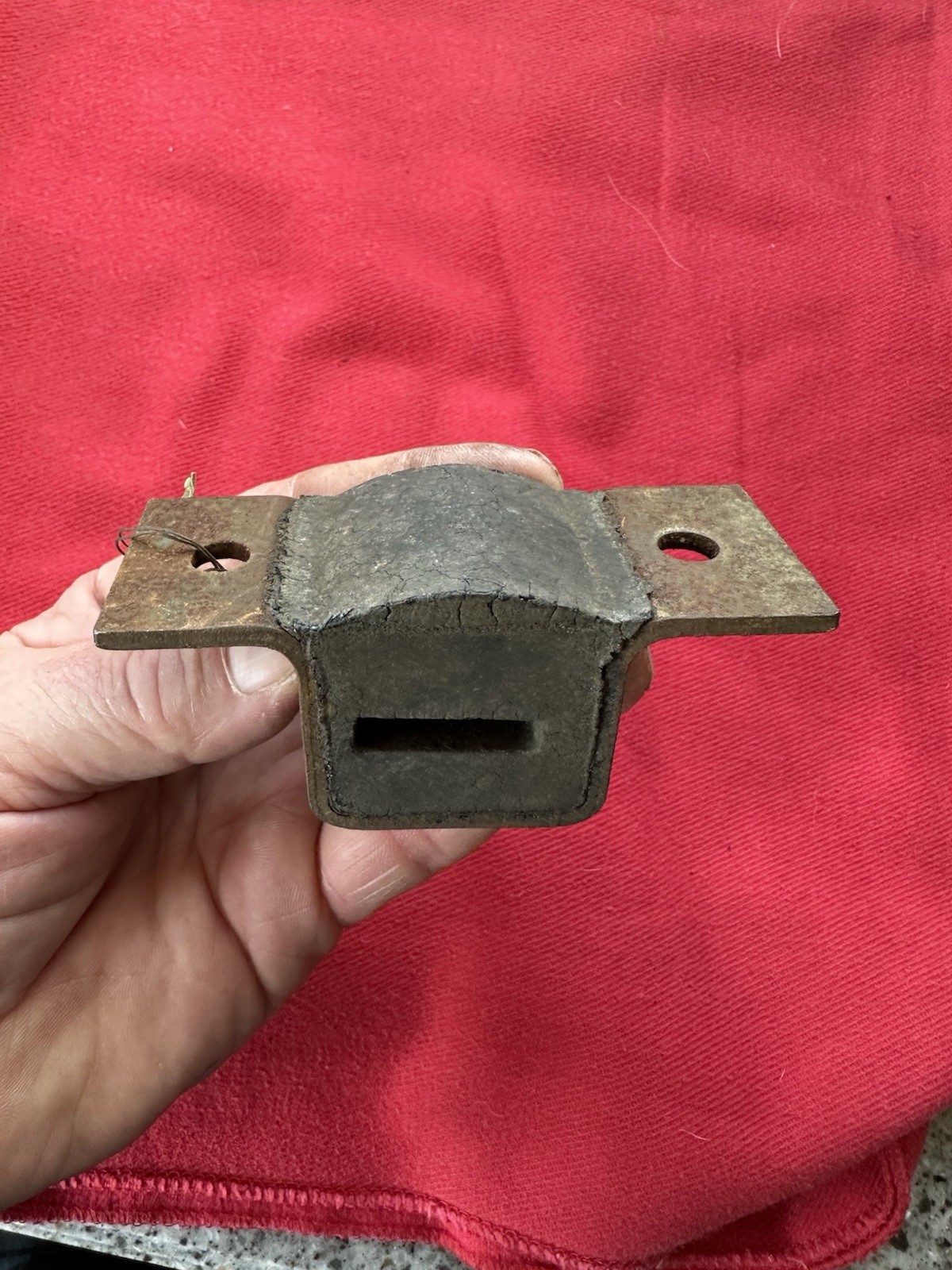 NOS Vtg DODGE CHRYSLER PLYMOUTH EXHAUST PIPE HANGER BRACKET MOUNT MOPAR TRUCK