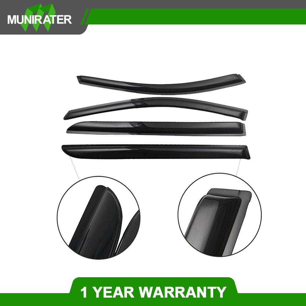 Window Visors Slim Style Acrylic Sun Rain Vent 4Pc Set For 05-07 Honda Odyssey
