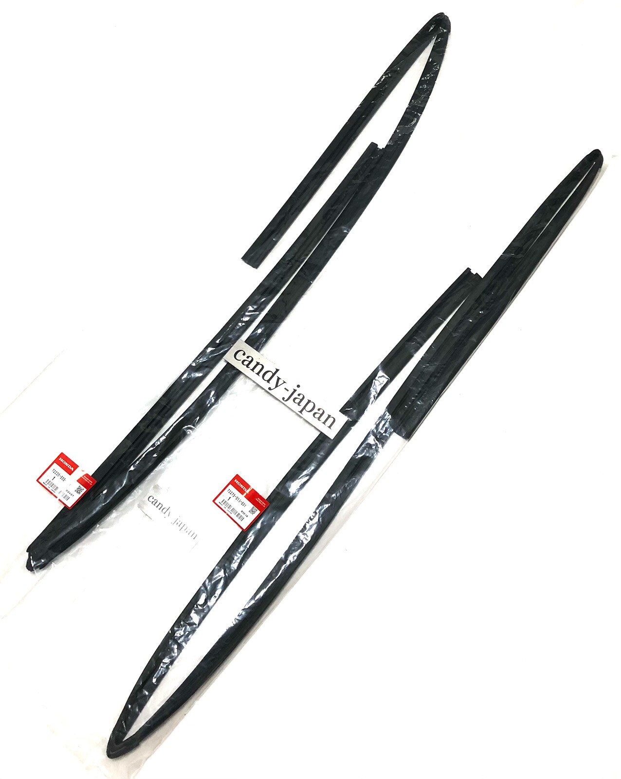 Honda Genuine Front Door Runchannel RH & LH Pair Set Civic EP3 OEM Car Parts New