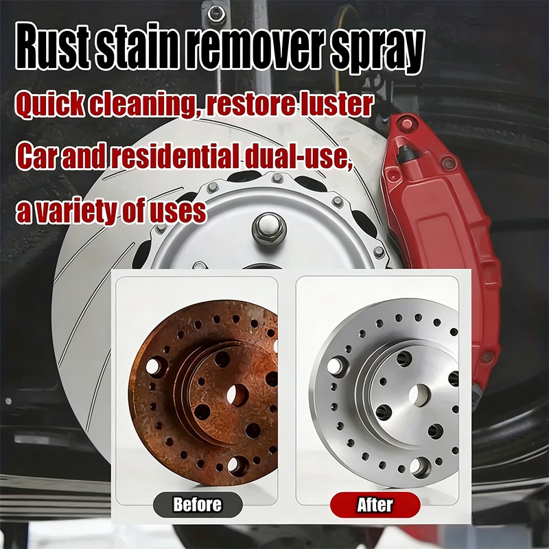 Car Rust Remover Auto Exhaust Pipe Derusting Spray Quickly Wheel Hub Care Clean