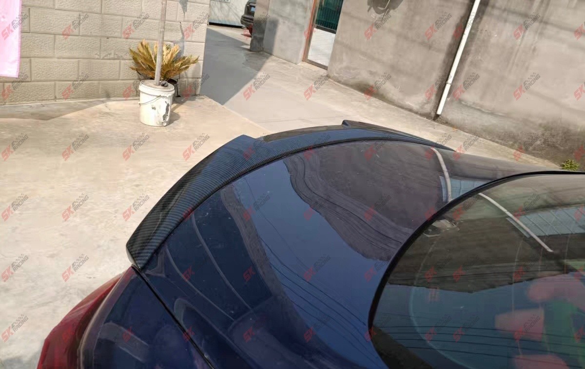 Dry Carbon/Wet Carbon Fiber Rear Trunk Spoiler Wing Fits 2014-2017 Infiniti Q50
