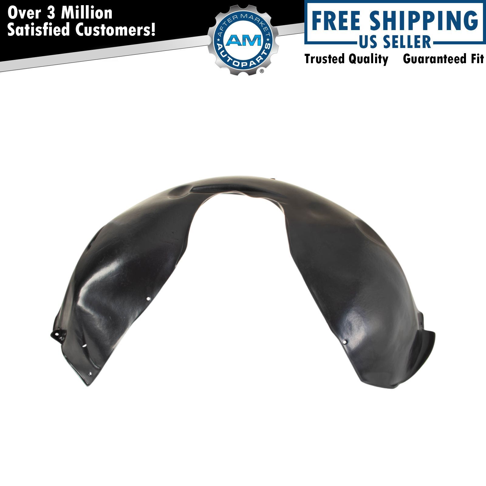 Front Right Inner Fender Liner Black For 2004-2011 Volvo S40 VO1251100